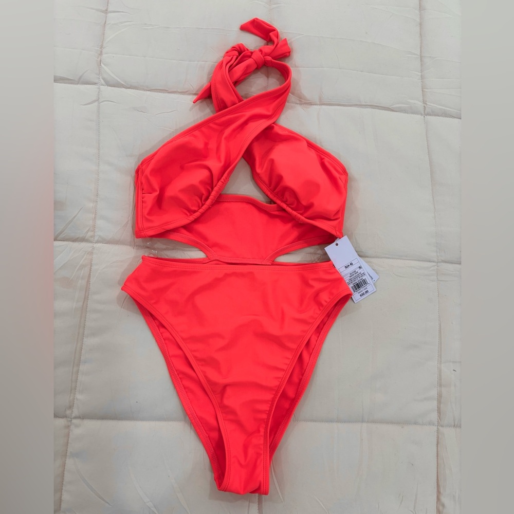 Neon Pink One Piece Swimsuit